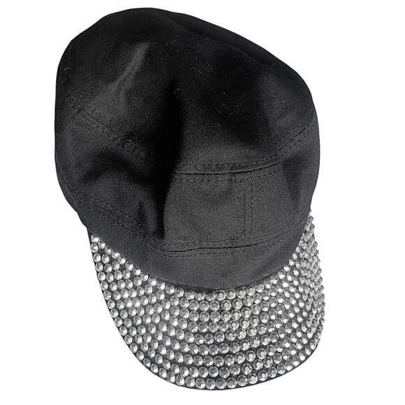 Something Special Sparkle Baseball Cap – Rhinestone Brim • 100% Cotton - Picture 3 of 5